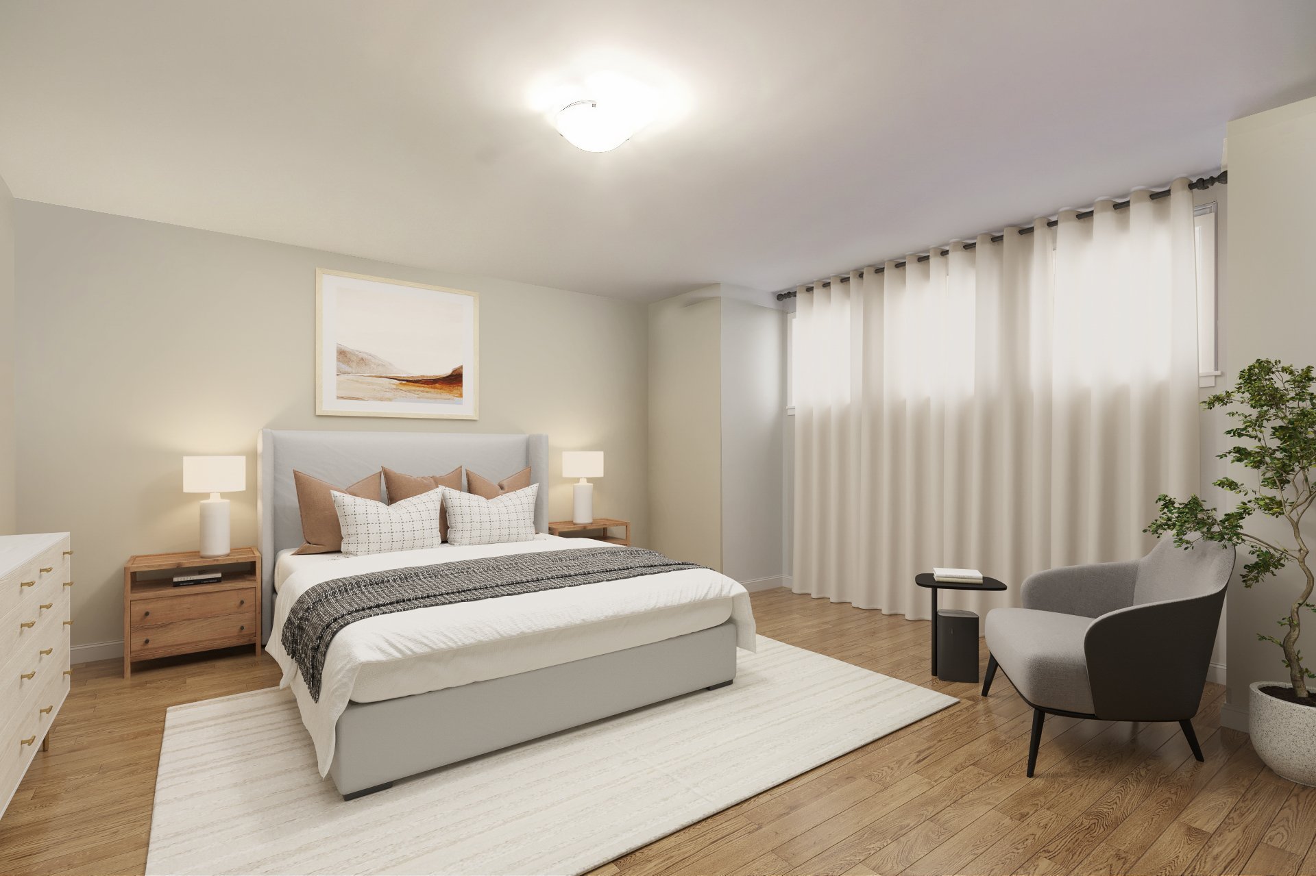 Photo - Chambre à coucher principale