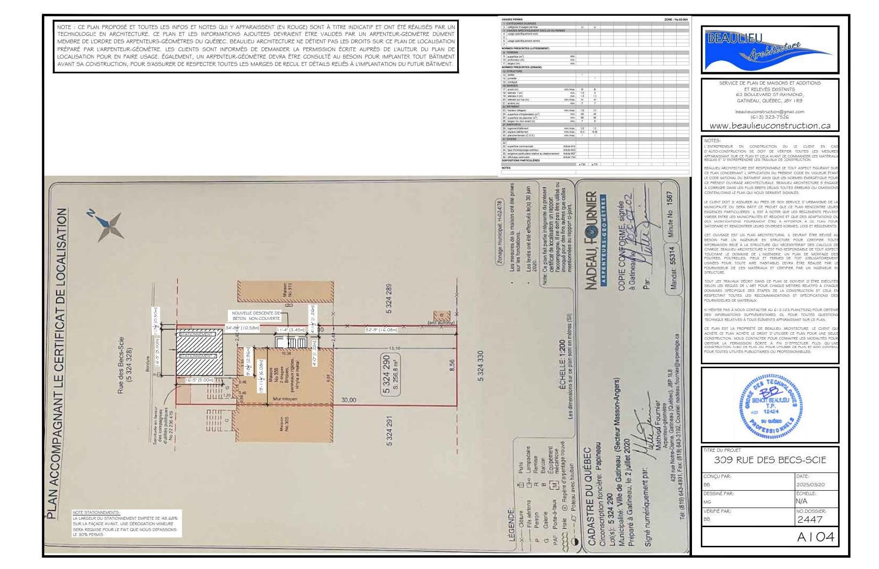 Photo - Plan (croquis)